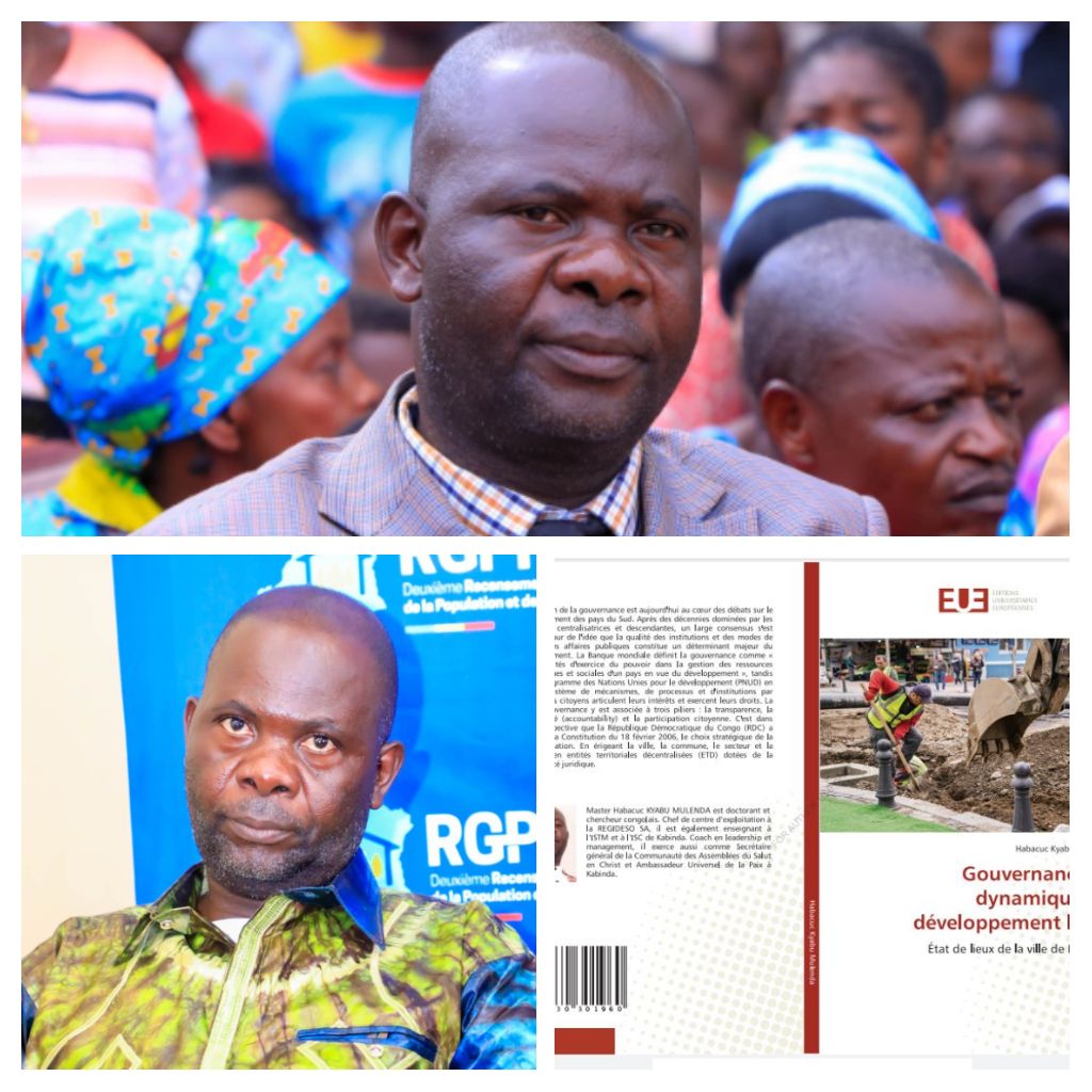Kabinda : Master Habacuc KIABU MULENDA passe au crible la Gouvernance municipale et ses effets sur le développement local